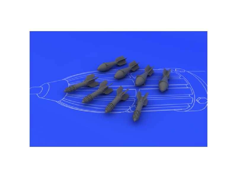 Il-2 weapon set (FAB 50, RS 132) 1/48 - Tamiya - zdjęcie 1 Il-2 weapon set (FAB 50, RS 132) 1/48 - Tamiya - zdjęcie 1