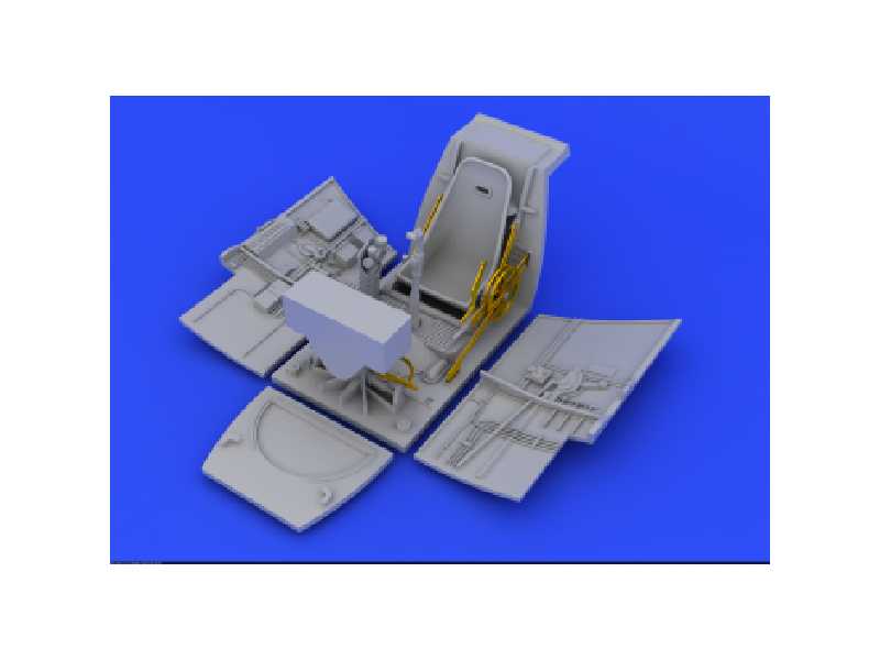 Bf 109E cockpit and radio compartment 1/48 - Eduard - zdjęcie 1 Bf 109E cockpit and radio compartment 1/48 - Eduard - zdjęcie 1