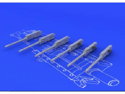 Browning M-2 guns (6pcs) 1/48 - zdjęcie 1