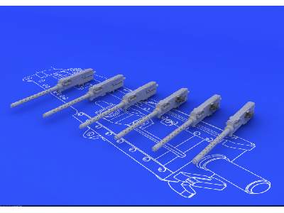 Browning M-2 guns (6pcs) 1/48 - zdjęcie 2