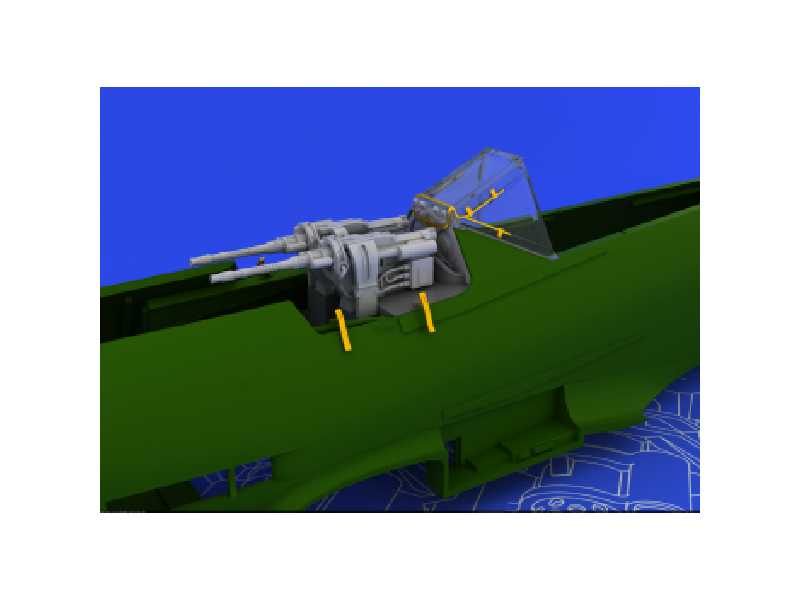 MG 131 mount for Fw 190D-9 1/48 - Eduard - zdjęcie 1 MG 131 mount for Fw 190D-9 1/48 - Eduard - zdjęcie 1