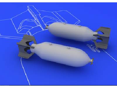 US 500lb bombs (2 pcs) 1/48 - zdjęcie 1