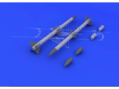 AIM-120A/ B AMRAAM (2pcs) 1/48 - zdjęcie 1