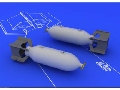 US 250lb bombs (2 pcs) 1/48 - zdjęcie 1