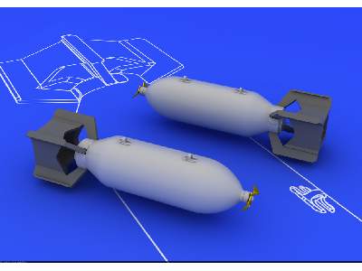 US 250lb bombs (2 pcs) 1/48 - zdjęcie 2