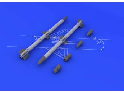 AIM-120C AMRAAM (2pcs) 1/48 - zdjęcie 1