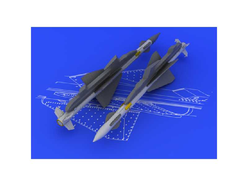 R-23R / AA-7 Apex (2pcs) 1/48 - zdjęcie 1 R-23R / AA-7 Apex (2pcs) 1/48 - zdjęcie 1
