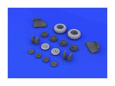 MiG-23 M/ MF wheels 1/48 - Trumpeter - zdjęcie 4