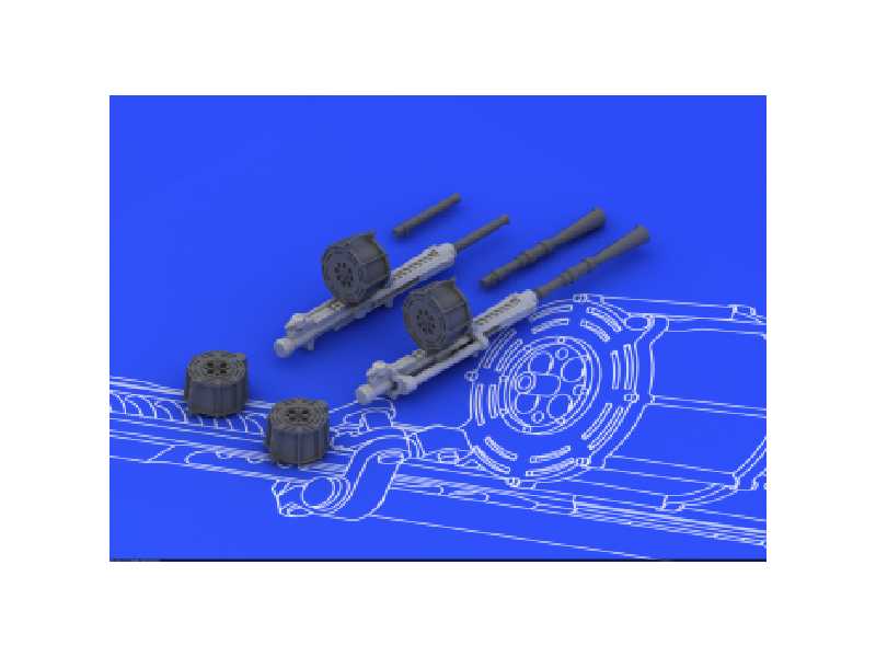 MG FF gun 1/48 - zdjęcie 1 MG FF gun 1/48 - zdjęcie 1