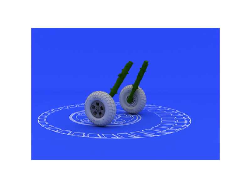 Spitfire wheels - 5 spoke 1/48 - Eduard - zdjęcie 1