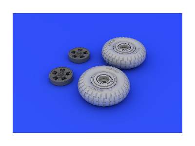 Spitfire wheels - 5 spoke 1/48 - Eduard - zdjęcie 5