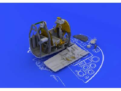 Spitfire Mk. IX cockpit 1/48 - Eduard - zdjęcie 1