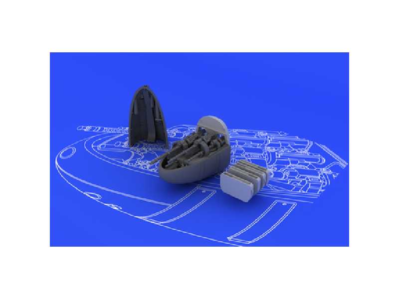 Bf 110E nose guns 1/72 - Eduard - zdjęcie 1 Bf 110E nose guns 1/72 - Eduard - zdjęcie 1