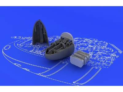 Bf 110E nose guns 1/72 - Eduard - zdjęcie 2