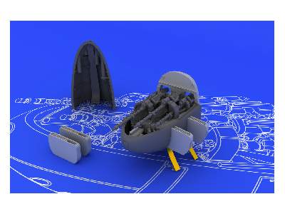 Bf 110E nose guns 1/72 - Eduard - zdjęcie 4