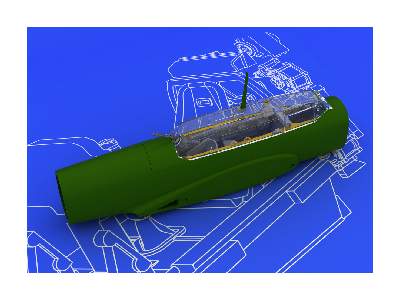 Bf 110E cockpit 1/72 - Eduard - zdjęcie 4