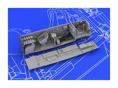 Bf 110E cockpit 1/72 - Eduard - zdjęcie 7