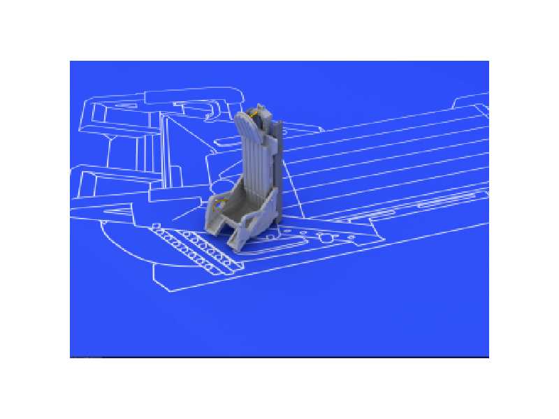 MiG-15 ejection seat 1/72 - Eduard - zdjęcie 1 MiG-15 ejection seat 1/72 - Eduard - zdjęcie 1