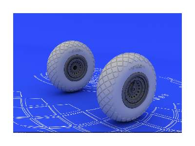 B-17G wheels 1/72 - Revell - zdjęcie 4