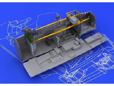 Bf 110G-2 cockpit 1/72 - Eduard - zdjęcie 1