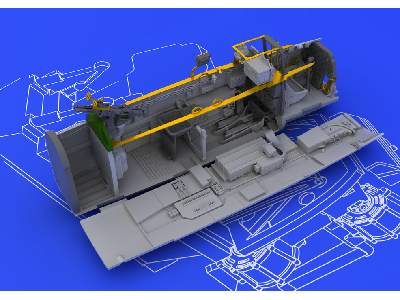 Bf 110G-2 cockpit 1/72 - Eduard - zdjęcie 2