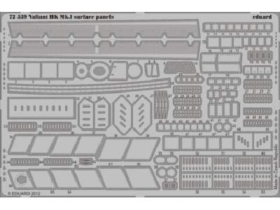 Valiant BK. MK. I surface panels S. A. 1/72 - Airfix - zdjęcie 1