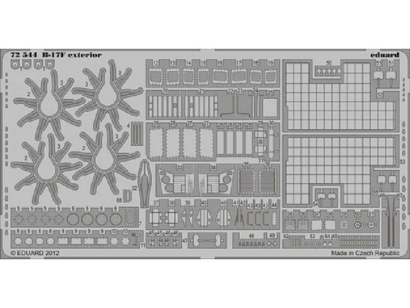 B-17F exterior 1/72 - Revell - zdjęcie 1 B-17F exterior 1/72 - Revell - zdjęcie 1