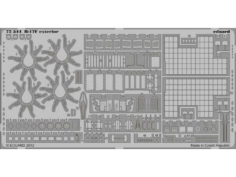 B-17F exterior 1/72 - Revell - zdjęcie 1