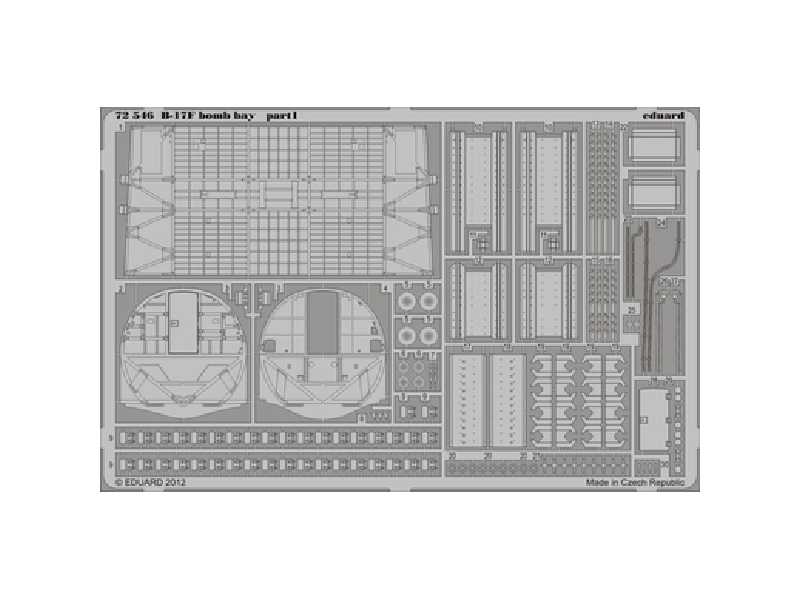 B-17F bomb bay 1/72 - Revell - zdjęcie 1