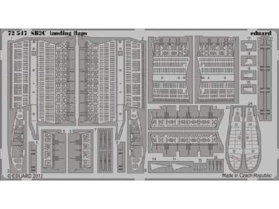 SB2C landing flaps 1/72 - Cyber Hobby - zdjęcie 1