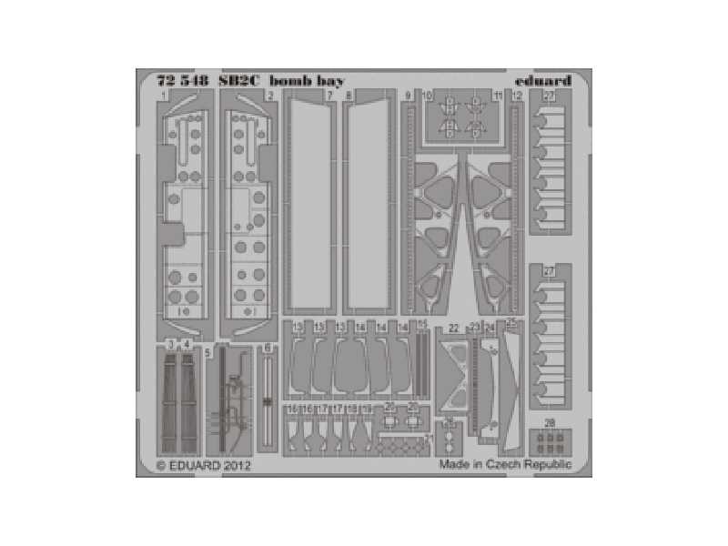 SB2C bomb bay 1/72 - Cyber Hobby - zdjęcie 1