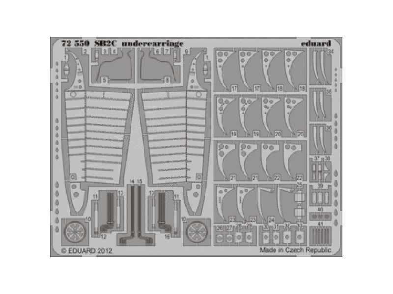 SB2C undercarriage 1/72 - Cyber Hobby - zdjęcie 1 SB2C undercarriage 1/72 - Cyber Hobby - zdjęcie 1