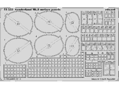 Sunderland Mk. I surface panels 1/72 - Italeri - zdjęcie 1