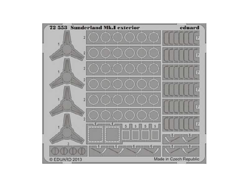 Sunderland Mk. I exterior 1/72 - Italeri - zdjęcie 1 Sunderland Mk. I exterior 1/72 - Italeri - zdjęcie 1