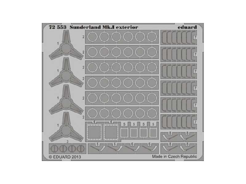 Sunderland Mk. I exterior 1/72 - Italeri - zdjęcie 1