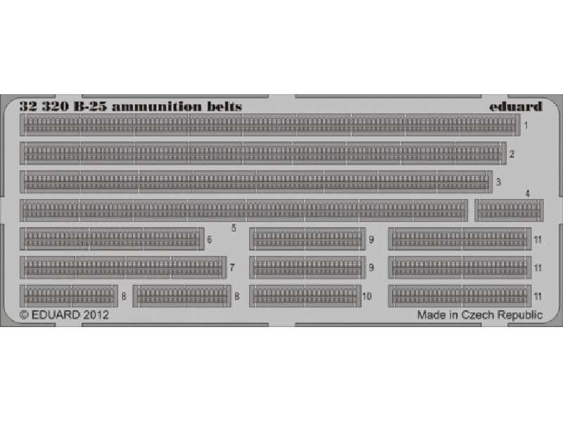 B-25 ammunition belts 1/32 - Hk Models - zdjęcie 1