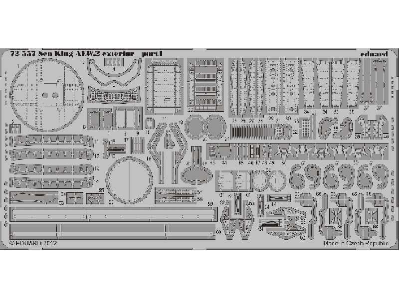 Sea King AEW.2 exterior 1/72 - Cyber Hobby - zdjęcie 1