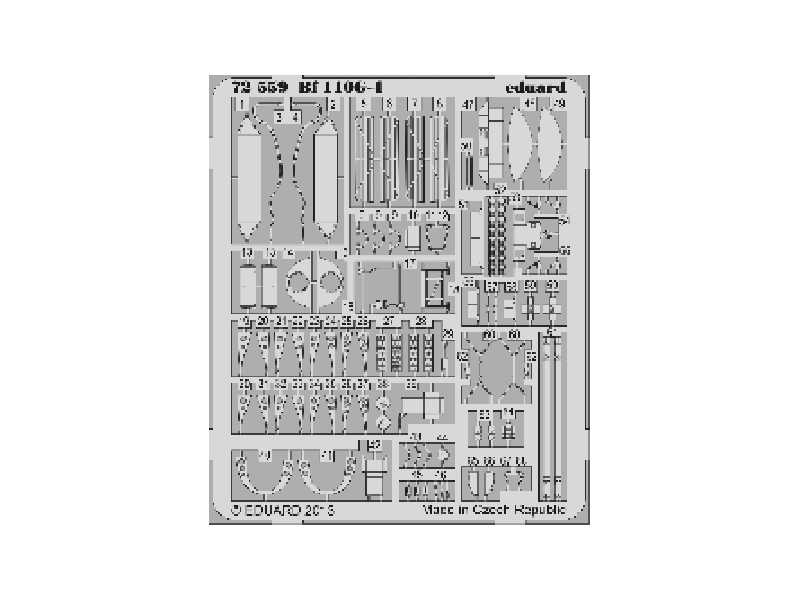 Bf 110G-4 1/72 - Eduard - zdjęcie 1