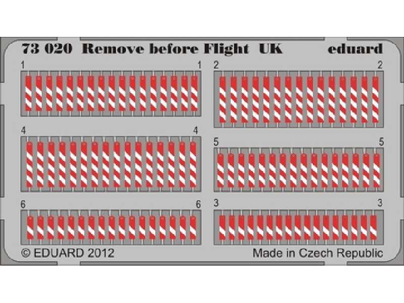 Remove before flight UK 1/72 - zdjęcie 1