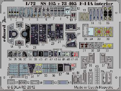 F-14A interior S. A. 1/72 - Hobby Boss - zdjęcie 1