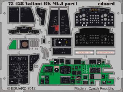 Valiant BK. MK. I interior S. A. 1/72 - Airfix - zdjęcie 1