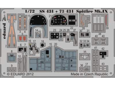 Spitfire Mk. IX 1/72 - Italeri - zdjęcie 1