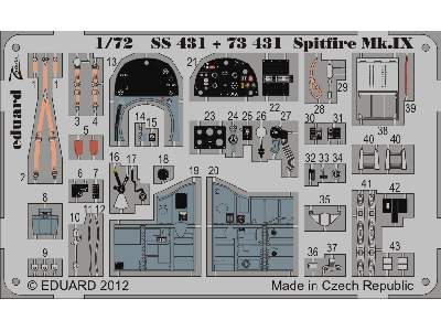 Spitfire Mk. IX 1/72 - Italeri - zdjęcie 2