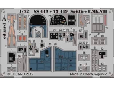 Spitfire F. Mk. VII 1/72 - Italeri - zdjęcie 1