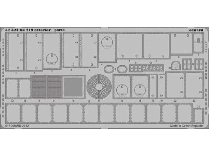 He 219 exterior 1/32 - Revell - zdjęcie 1