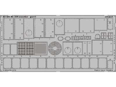 He 219 exterior 1/32 - Revell - zdjęcie 2