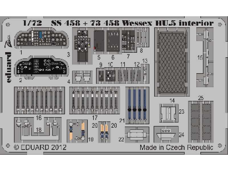 Wessex HU.5 interior S. A 1/72 - Italeri - zdjęcie 1 Wessex HU.5 interior S. A 1/72 - Italeri - zdjęcie 1