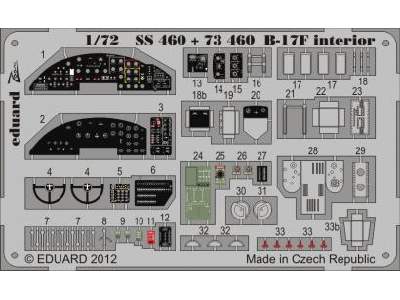 B-17F interior S. A. 1/72 - Revell - zdjęcie 1