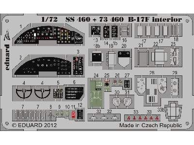 B-17F interior S. A. 1/72 - Revell - zdjęcie 2