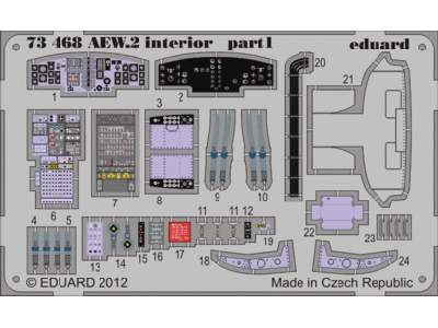 Sea King AEW.2 interior S. A. 1/72 - Cyber Hobby - zdjęcie 1